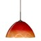 Besa Lighting Tessa Cord Pendant, Solare, Bronze Finish, 1x75W Incandescent 1JT-4201SL-BR - alternate 1